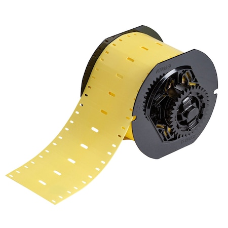 Brady Cable Tags 0.59in H x 2.95in W Thermoplastic Polyether Polyurethane Yellow 500/RL B33-75X15-7643-YL